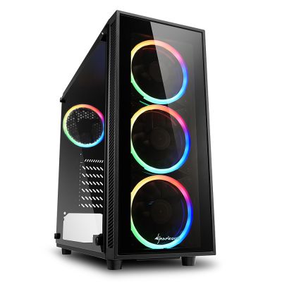 ATX 2XU3,VETRO TEMP. 4X120,ARGB RING FAN,ARGB